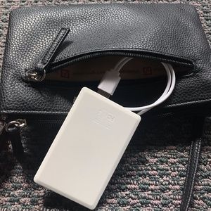 Brand New Leather Purse w/ CellPhone Charger